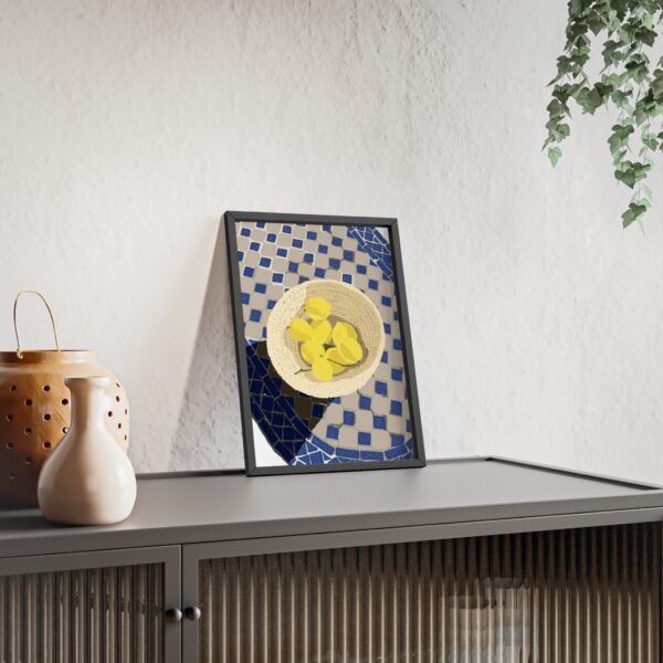 affiche soleil sur la terrasse