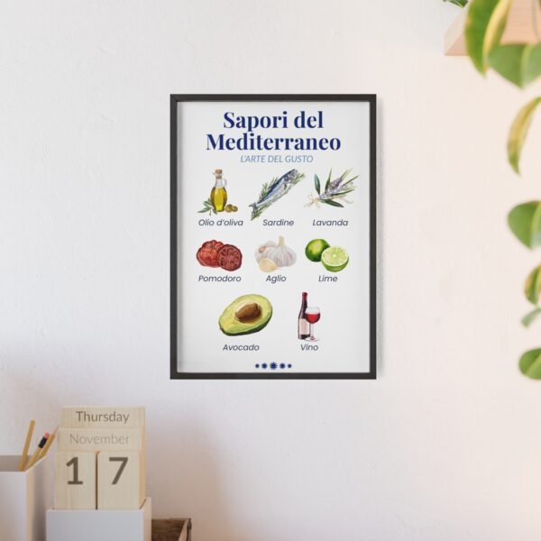 affiche sapori del mediterraneo