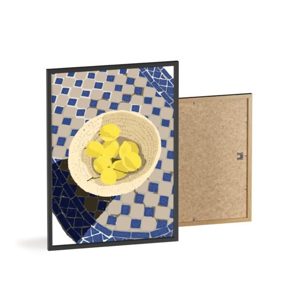 affiche soleil sur la terrasse