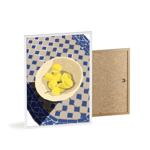 affiche soleil sur la terrasse