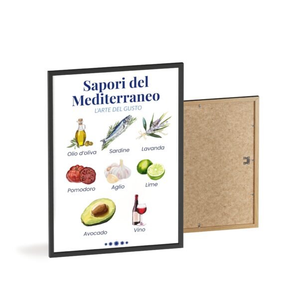 affiche sapori del mediterraneo