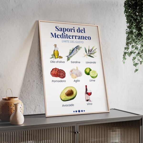 affiche sapori del mediterraneo