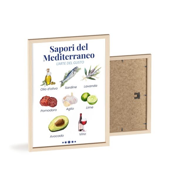 affiche sapori del mediterraneo