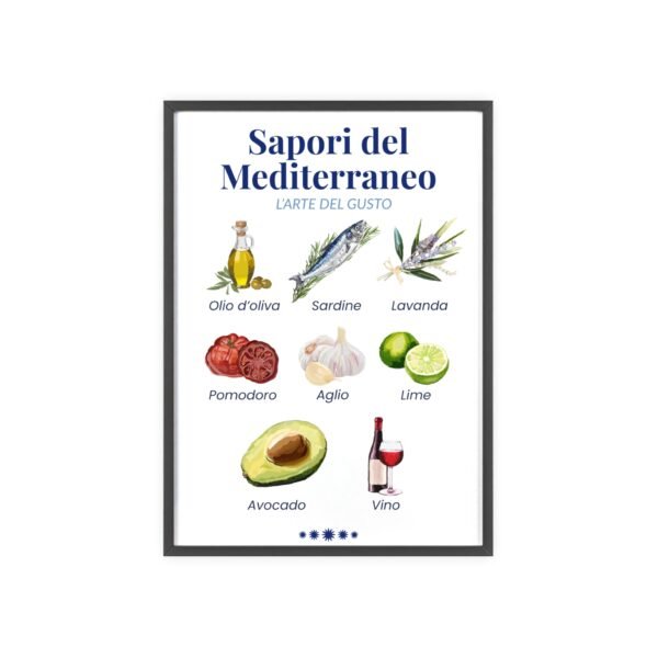 affiche sapori del mediterraneo