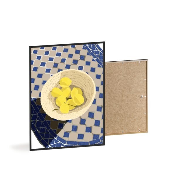 affiche soleil sur la terrasse