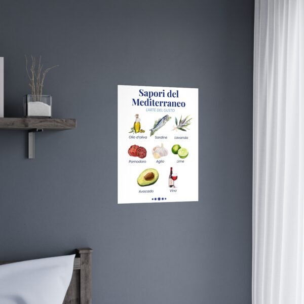 affiche matt sapori del mediterraneo
