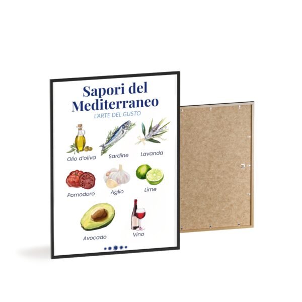 affiche sapori del mediterraneo