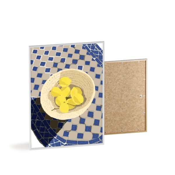 affiche soleil sur la terrasse