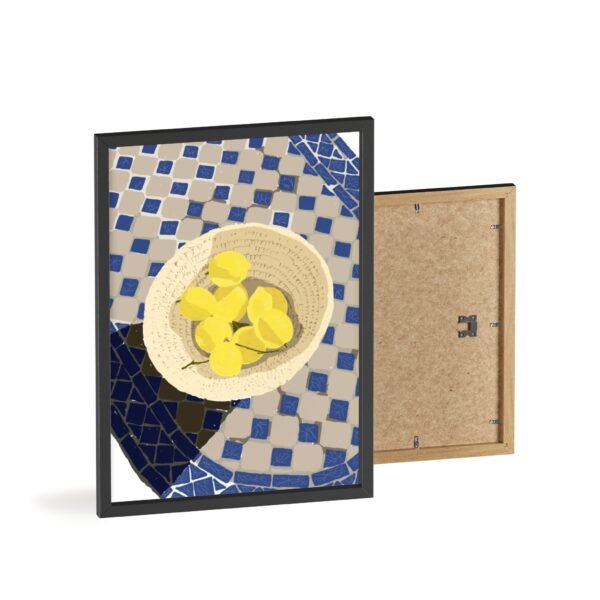 affiche soleil sur la terrasse