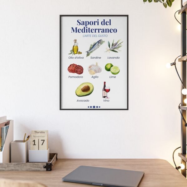 affiche sapori del mediterraneo