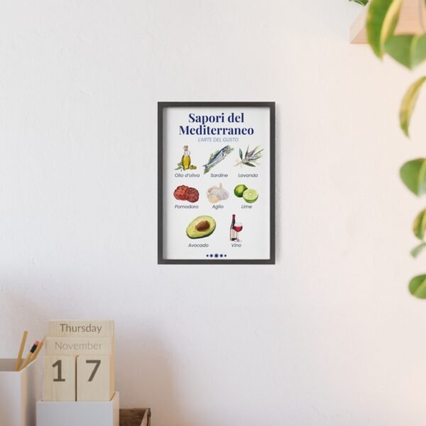 affiche sapori del mediterraneo