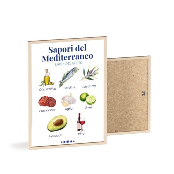 affiche sapori del mediterraneo