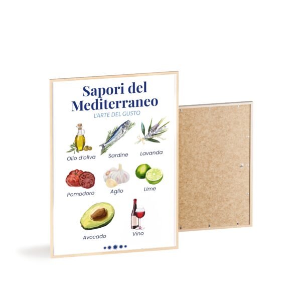 affiche sapori del mediterraneo