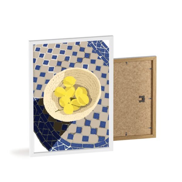 affiche soleil sur la terrasse