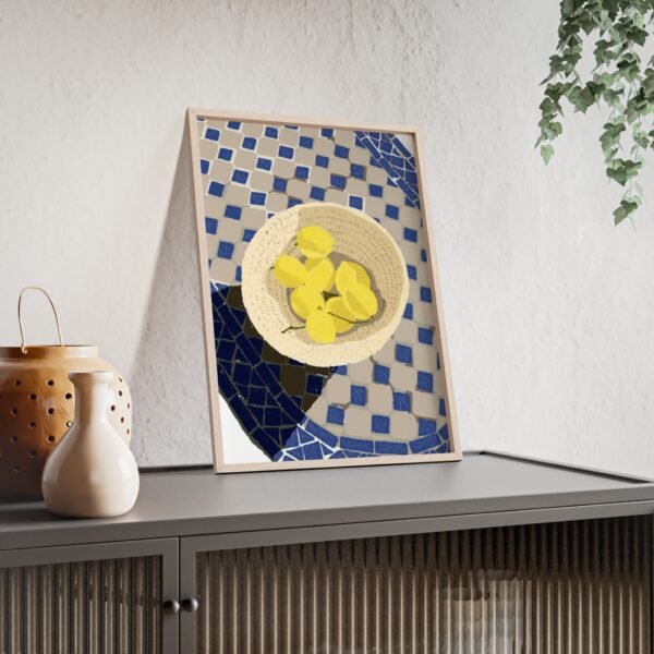 affiche soleil sur la terrasse