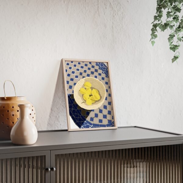 affiche soleil sur la terrasse