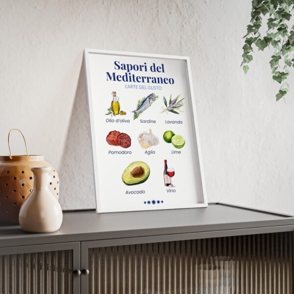 affiche sapori del mediterraneo