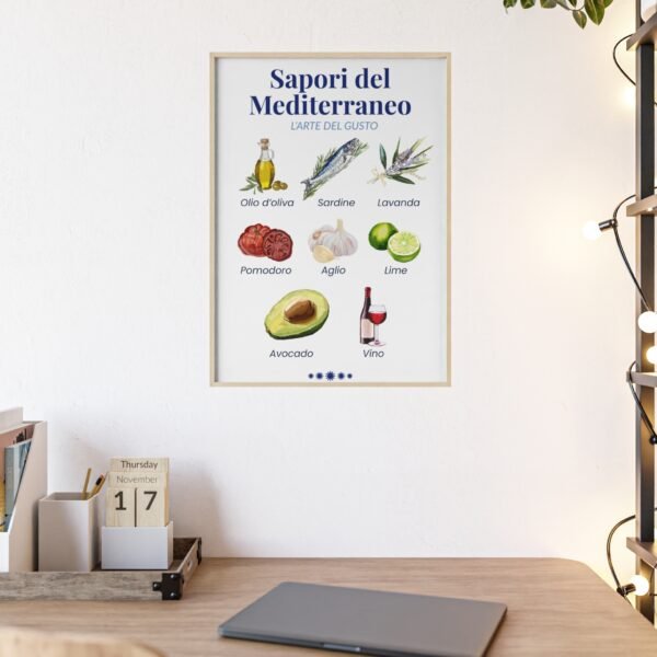 affiche sapori del mediterraneo
