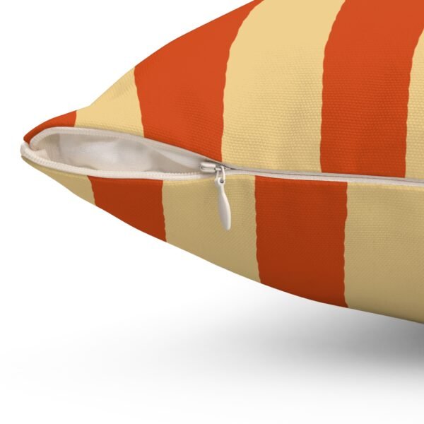 coussin “la dolce vita” – rayures sable & orange coussin “la dolce vita” – rayures sable & orange