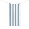 serviette rayures bleu – méditerranée