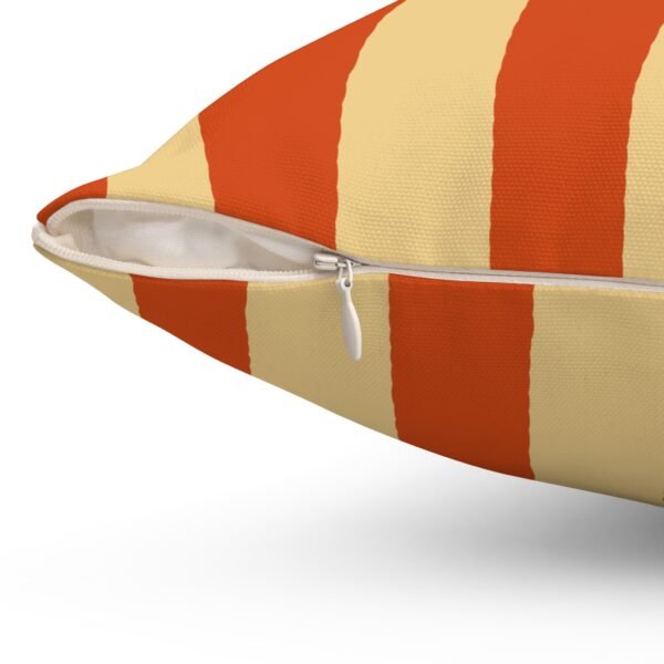 coussin “la dolce vita” – rayures sable & orange coussin “la dolce vita” – rayures sable & orange