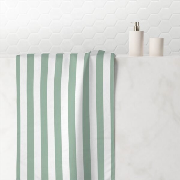 serviette rayures vert – méditerranée serviette rayures vert – méditerranée