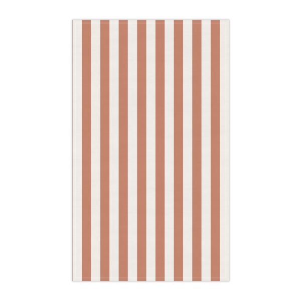 torchon rayures rouge – méditerranée