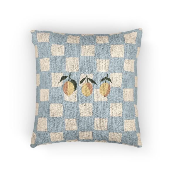 oreiller tissé “citrons de méditerranée” – 43 x 46 cm oreiller tissé “citrons de méditerranée” – 43 x 46 cm