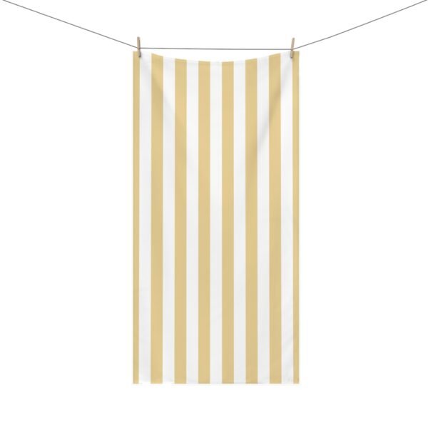serviette rayures jaune – méditerranée