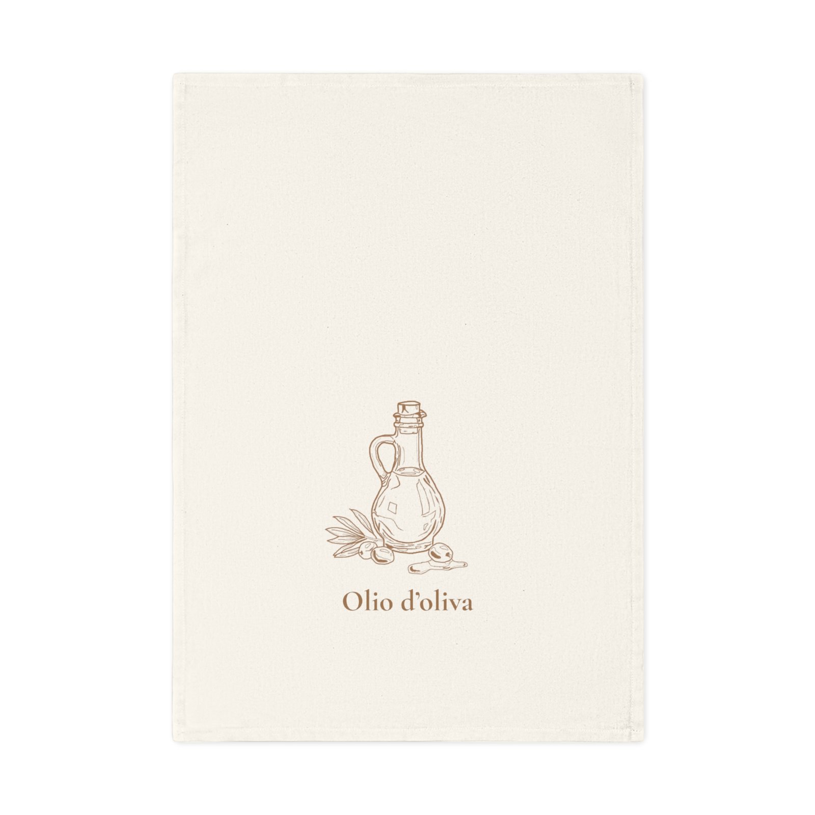 torchon “olio d’oliva” – style méditerranéen (terre cuite)