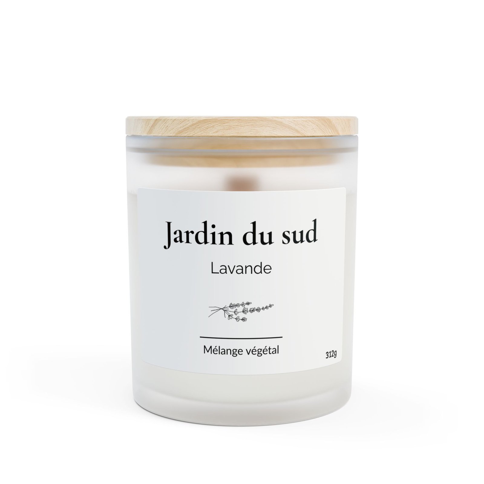 bougies jardin du sud (lavande)