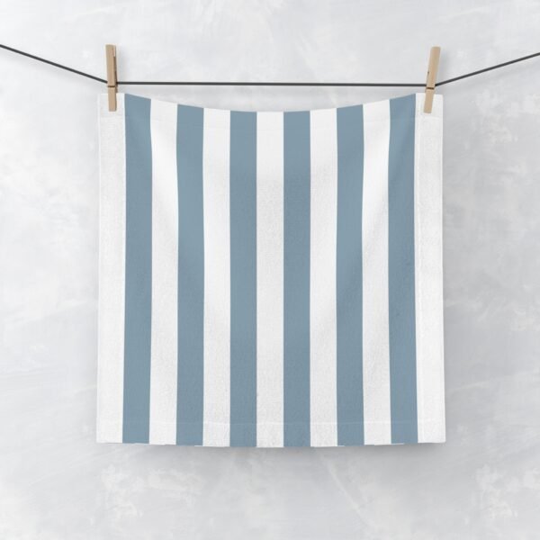 serviette visage rayures bleu – méditerranée serviette visage rayures bleu – méditerranée