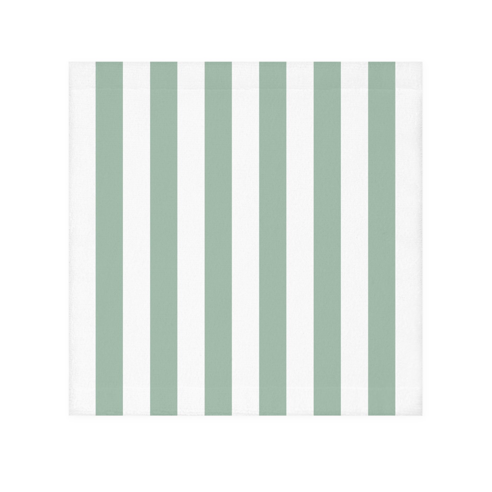 serviette visage rayures vert – méditerranée