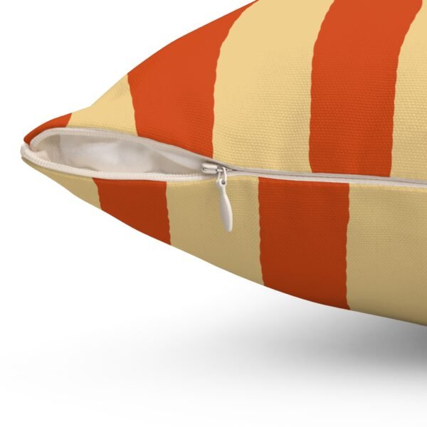 coussin “la dolce vita” – rayures sable & orange coussin “la dolce vita” – rayures sable & orange