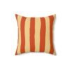 coussin “la dolce vita” – rayures sable & orange coussin “la dolce vita” – rayures sable & orange