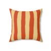 coussin “la dolce vita” – rayures sable & orange coussin “la dolce vita” – rayures sable & orange