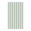 torchon rayures vert – méditerranée