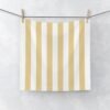 serviette visage rayures jaune – méditerranée