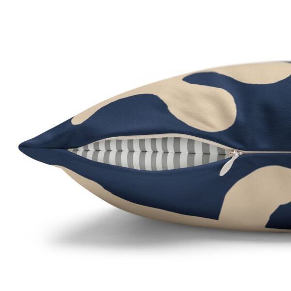 taie d’oreiller imitation daim – motif marin corail