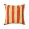 coussin “la dolce vita” – rayures sable & orange coussin “la dolce vita” – rayures sable & orange