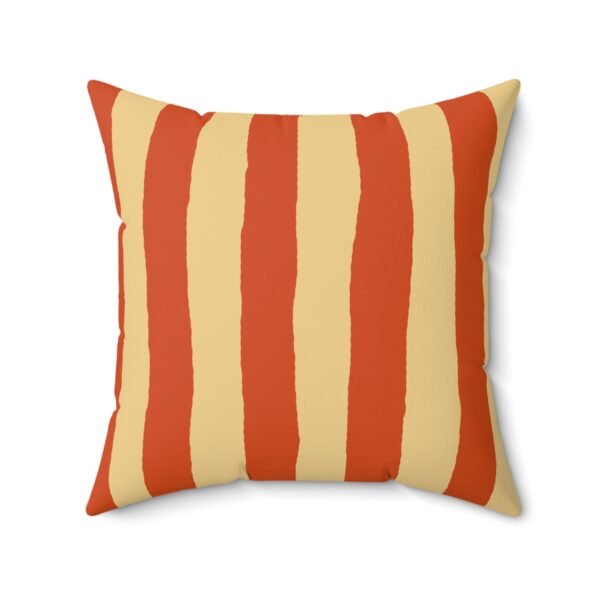 coussin “la dolce vita” – rayures sable & orange coussin “la dolce vita” – rayures sable & orange