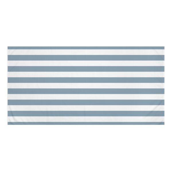 serviette rayures bleu – méditerranée