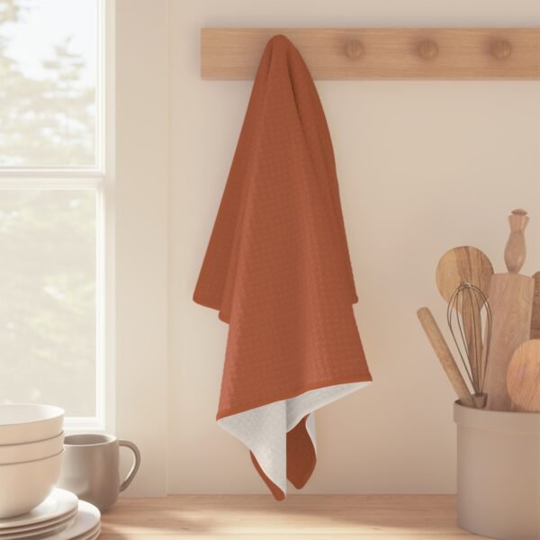 torchon uni rouge – microfibre