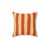 coussin “la dolce vita” – rayures sable & orange coussin “la dolce vita” – rayures sable & orange