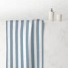 serviette rayures bleu – méditerranée