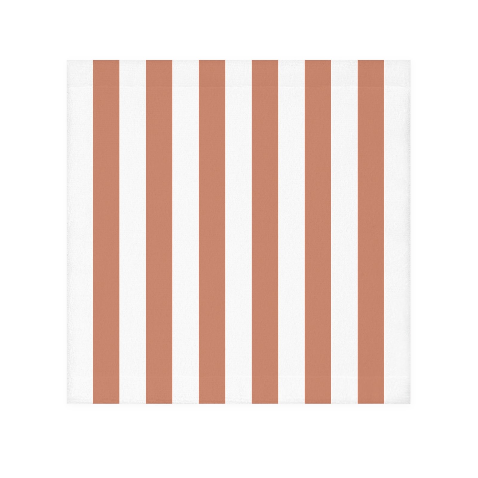 serviette visage rayures rouge – méditerranée