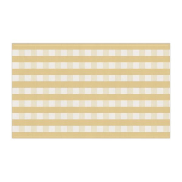 torchon carreaux jaune – méditerranée