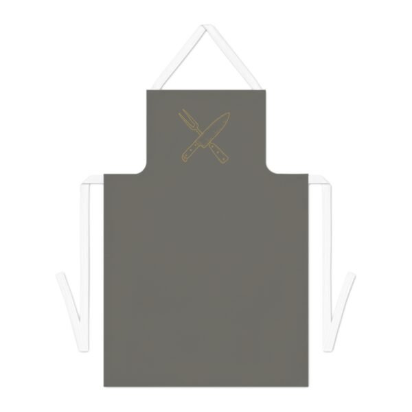 tablier cuisine – couteau & pique croisés jaune or tablier cuisine – couteau & pique croisés jaune or