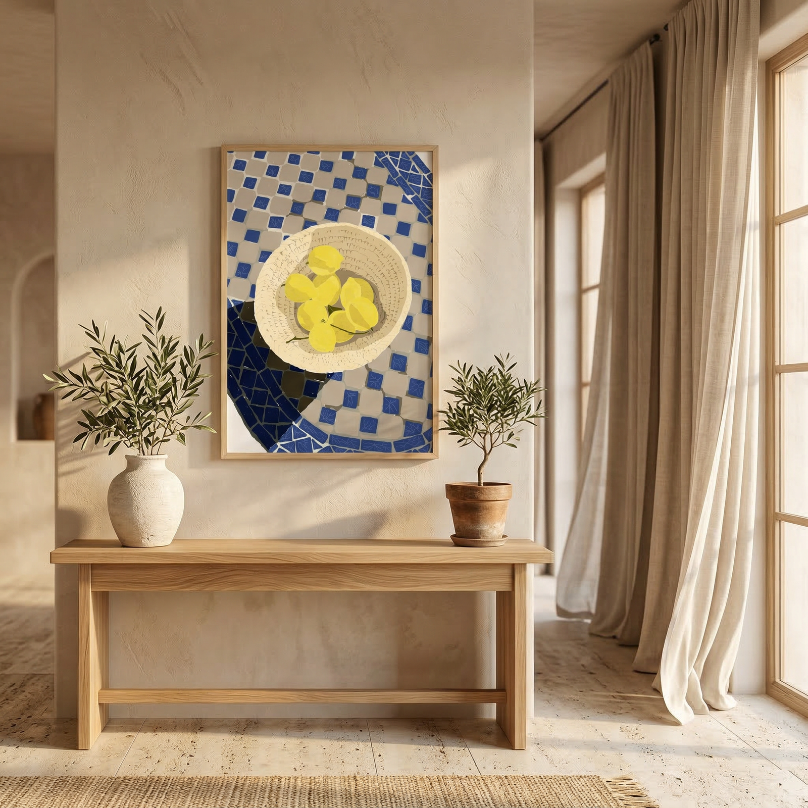 firefly geminiflash mediterranean minimalist interior with a framed art poster hanging on a soft beige wa 893628 firefly geminiflash mediterranean minimalist interior with a framed art poster hanging on a soft beige wa 893628